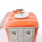 Dior Small Dior Vibe Zip Bowling Bag in Orange