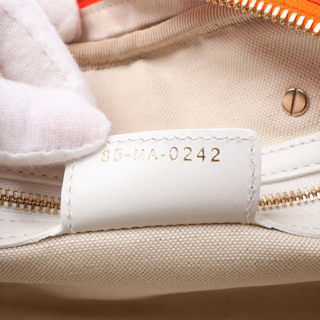 Dior Small Dior Vibe Zip Bowling Bag in Orange