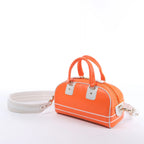 Dior Small Dior Vibe Zip Bowling Bag in Orange