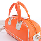 Dior Small Dior Vibe Zip Bowling Bag in Orange