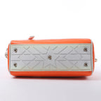 Dior Small Dior Vibe Zip Bowling Bag in Orange