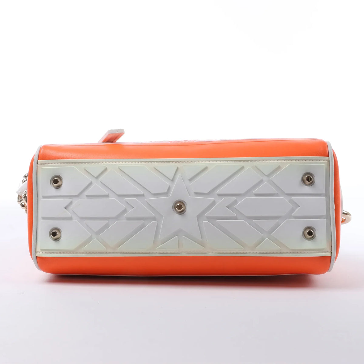Dior Small Dior Vibe Zip Bowling Bag in Orange