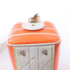 Dior Small Dior Vibe Zip Bowling Bag in Orange