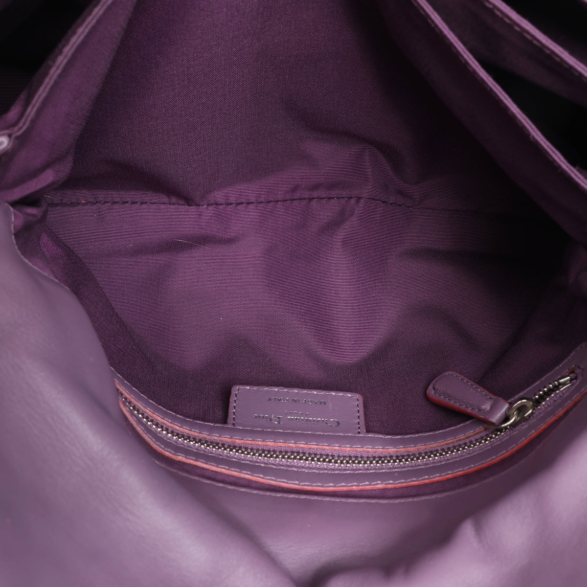 Christian Dior New Lock Cannage Leather Shoulder Bag in Purple