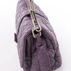 Christian Dior New Lock Cannage Leather Shoulder Bag in Purple