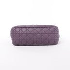 Christian Dior New Lock Cannage Leather Shoulder Bag in Purple