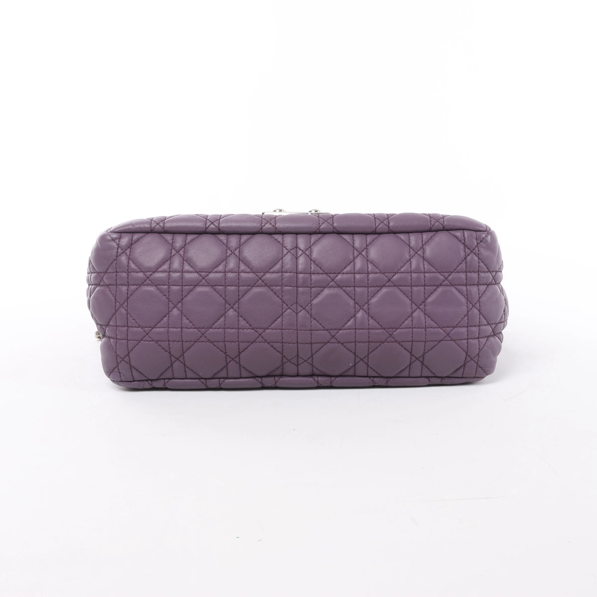 Christian Dior New Lock Cannage Leather Shoulder Bag in Purple