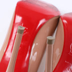 Christian Louboutin Kate 120 Patent Leather Heels in Beige, Size EU 41