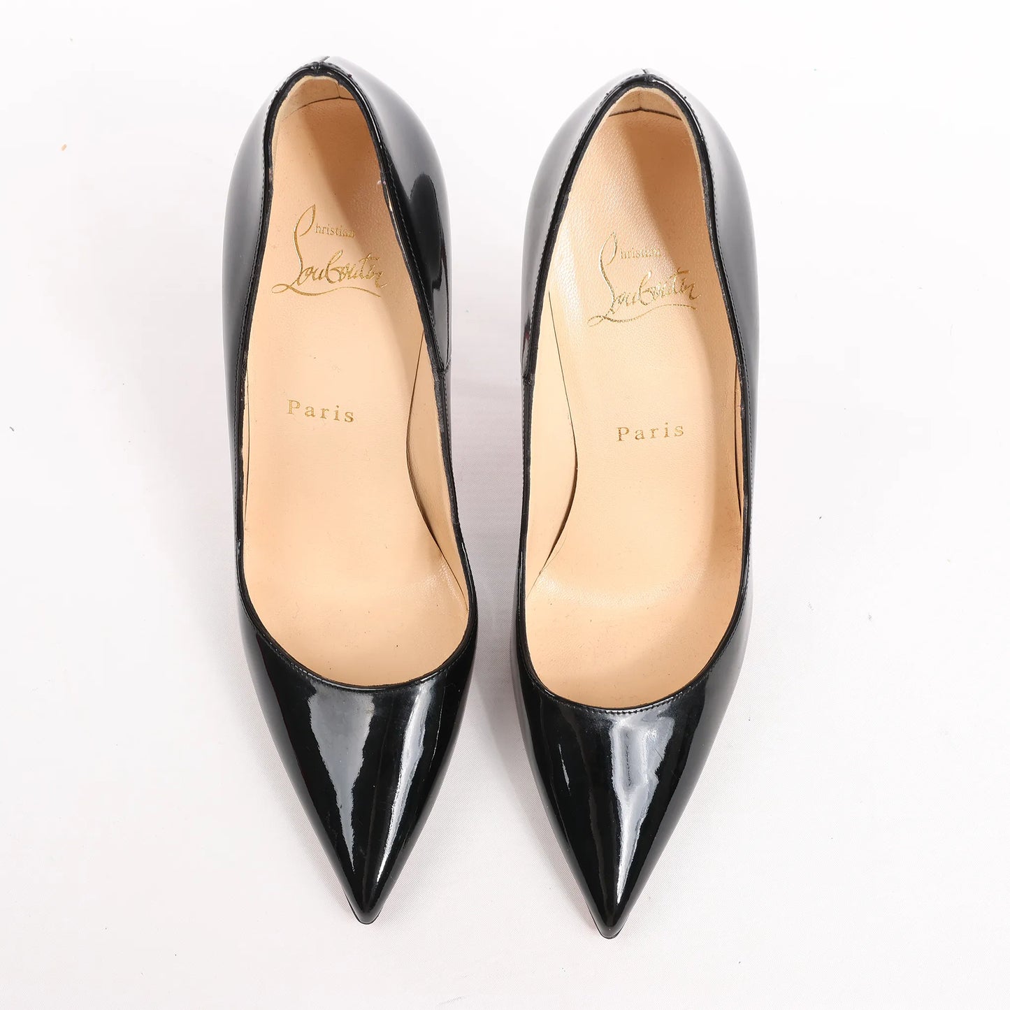 Christian Louboutin So Kate 120 Lacklederpumps in Schwarz, Größe 37 EU