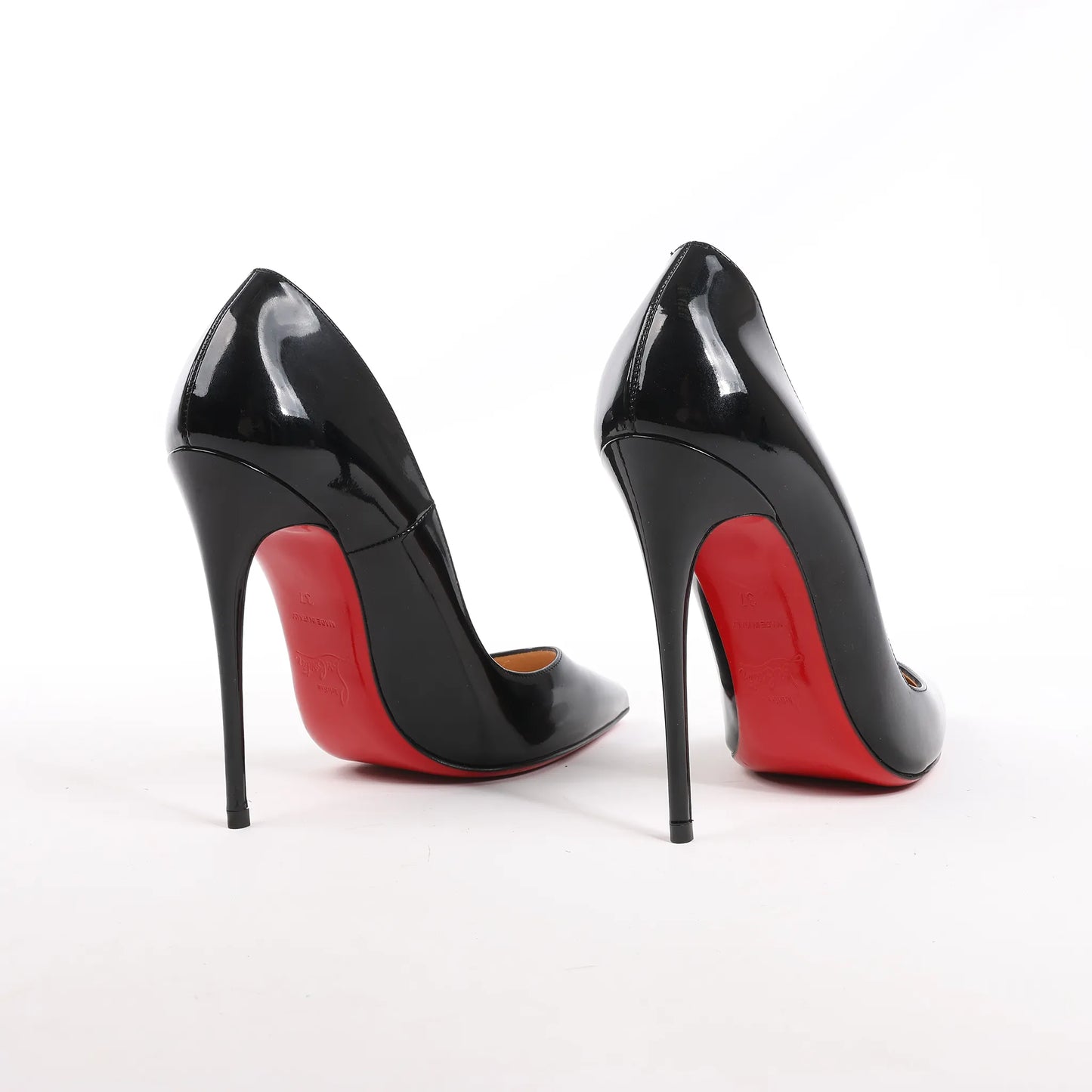 Christian Louboutin So Kate 120 Lacklederpumps in Schwarz, Größe 37 EU