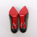 Christian Louboutin Pigalle Spike Studs Leather Pumps in Black, Size EU 36