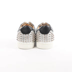 Christian Louboutin Seavaste 2 Orlato Spiked Leather Casual Sneakers in Gray, Size 41 EU