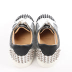 Christian Louboutin Seavaste 2 Orlato Spiked Leather Casual Sneakers in Gray, Size 41 EU