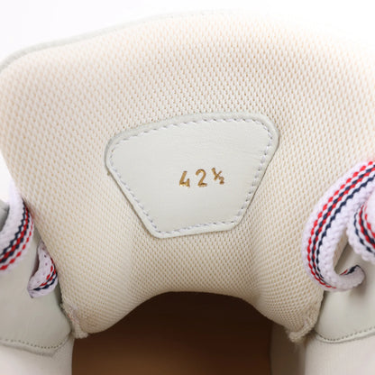 Christian Louboutin Spike Studs High-Top-Sneakers aus Leder in Weiß, Größe 42,5 EU