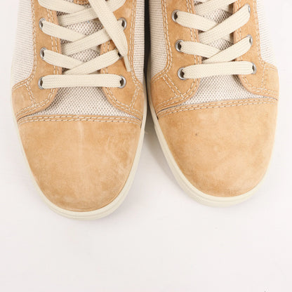 Christian Louboutin Wildleder High-Top-Sneaker in Beige, Größe 43 EU
