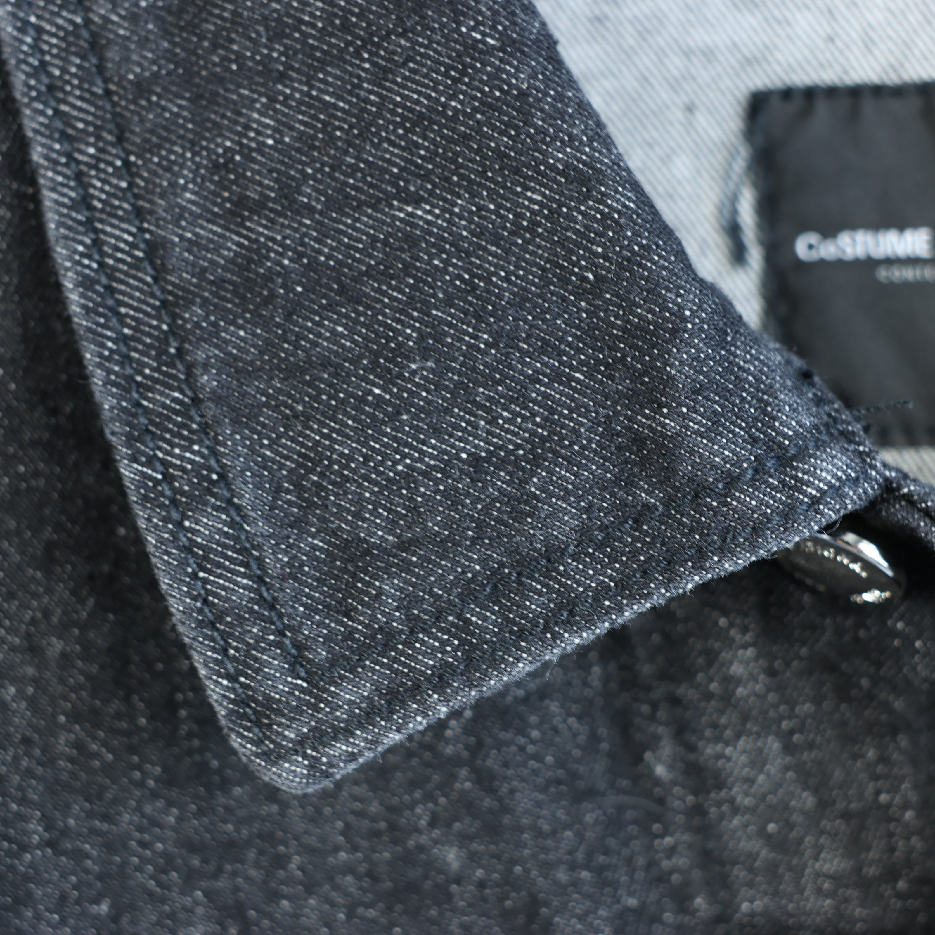 CoSTUME NATIONAL Dark Denim Jacket, 48 IT
