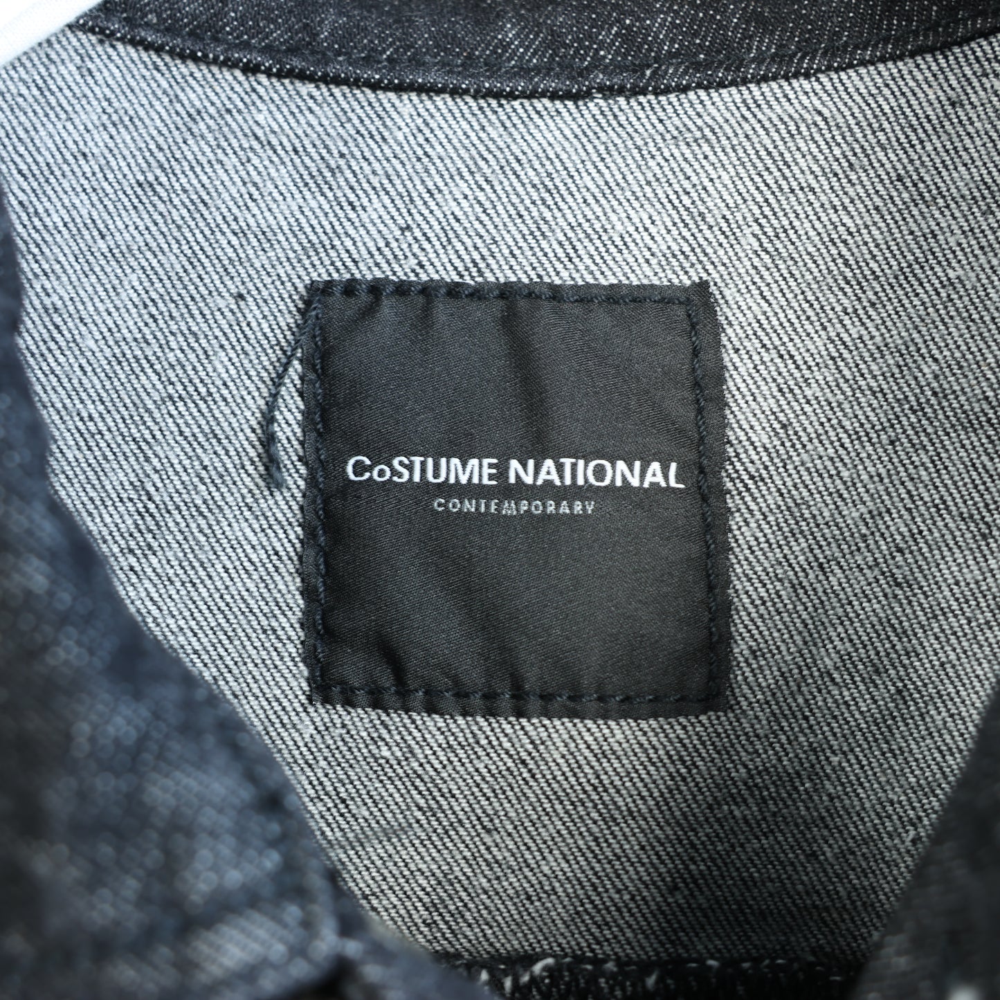 Veste en jean foncé CoSTUME NATIONAL, taille 48 IT