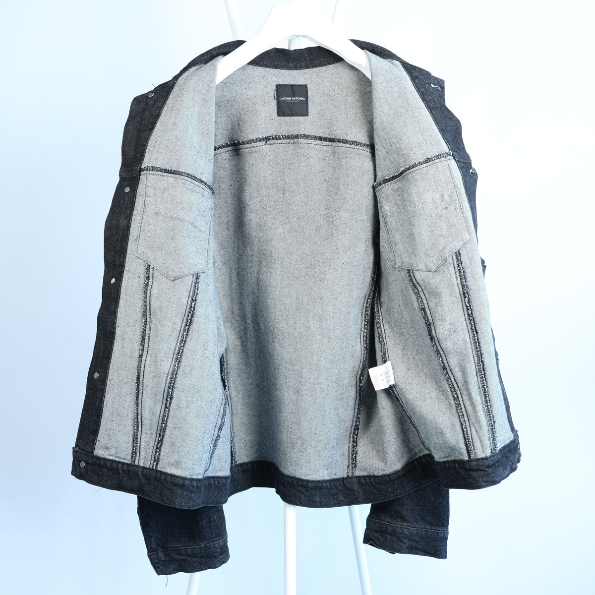 CoSTUME NATIONAL Dark Denim Jacket, 48 IT
