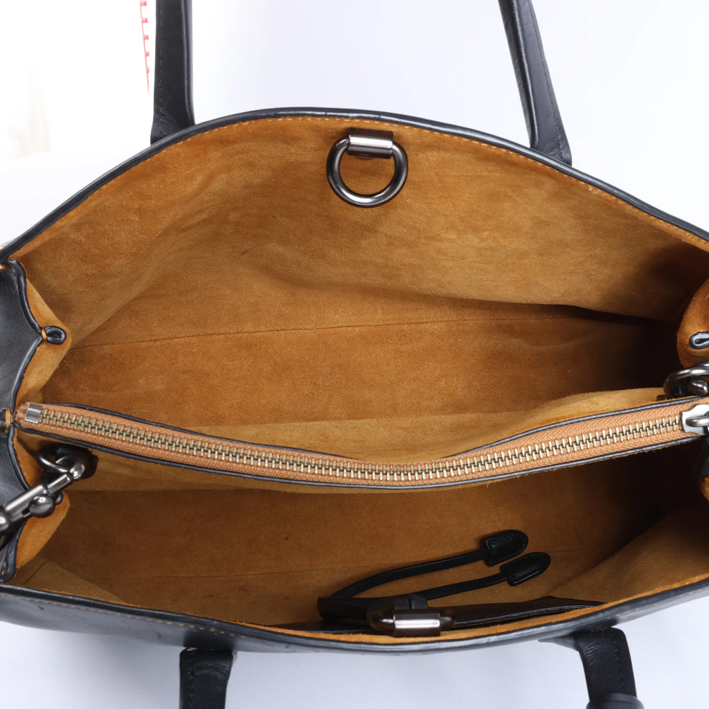 Coach 1941 Cooper Carryall Leather 2Way Handbag in Black