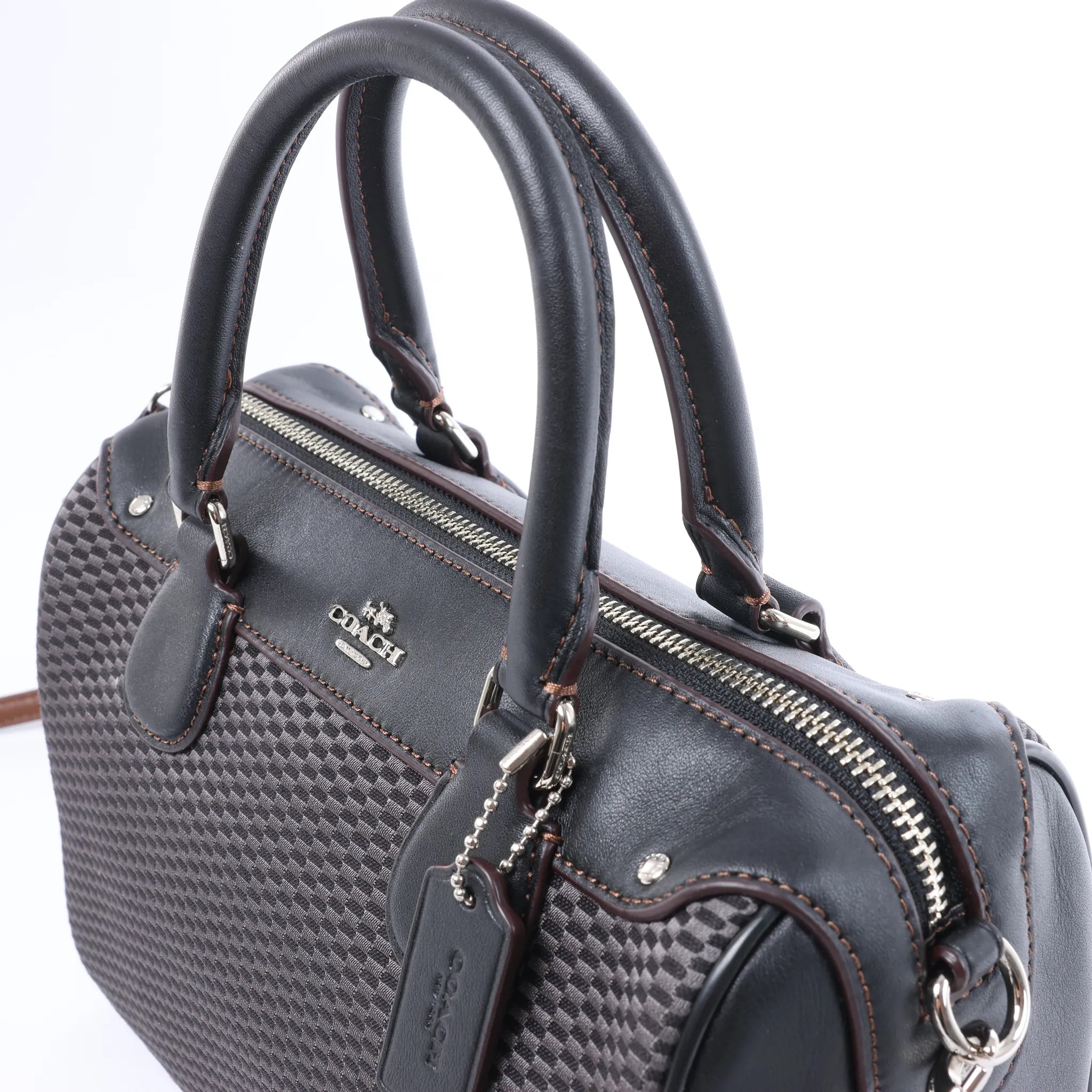 Coach Bennett Mini Satchel 2Way Handbag in Gray