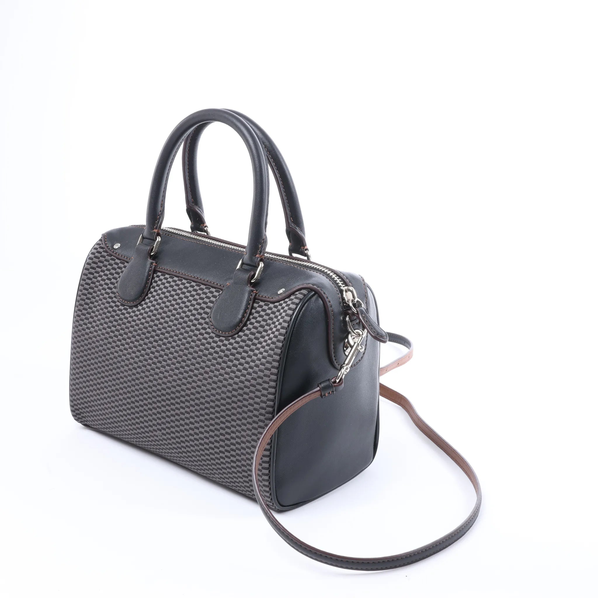 Coach Bennett Mini Satchel 2Way Handbag in Gray