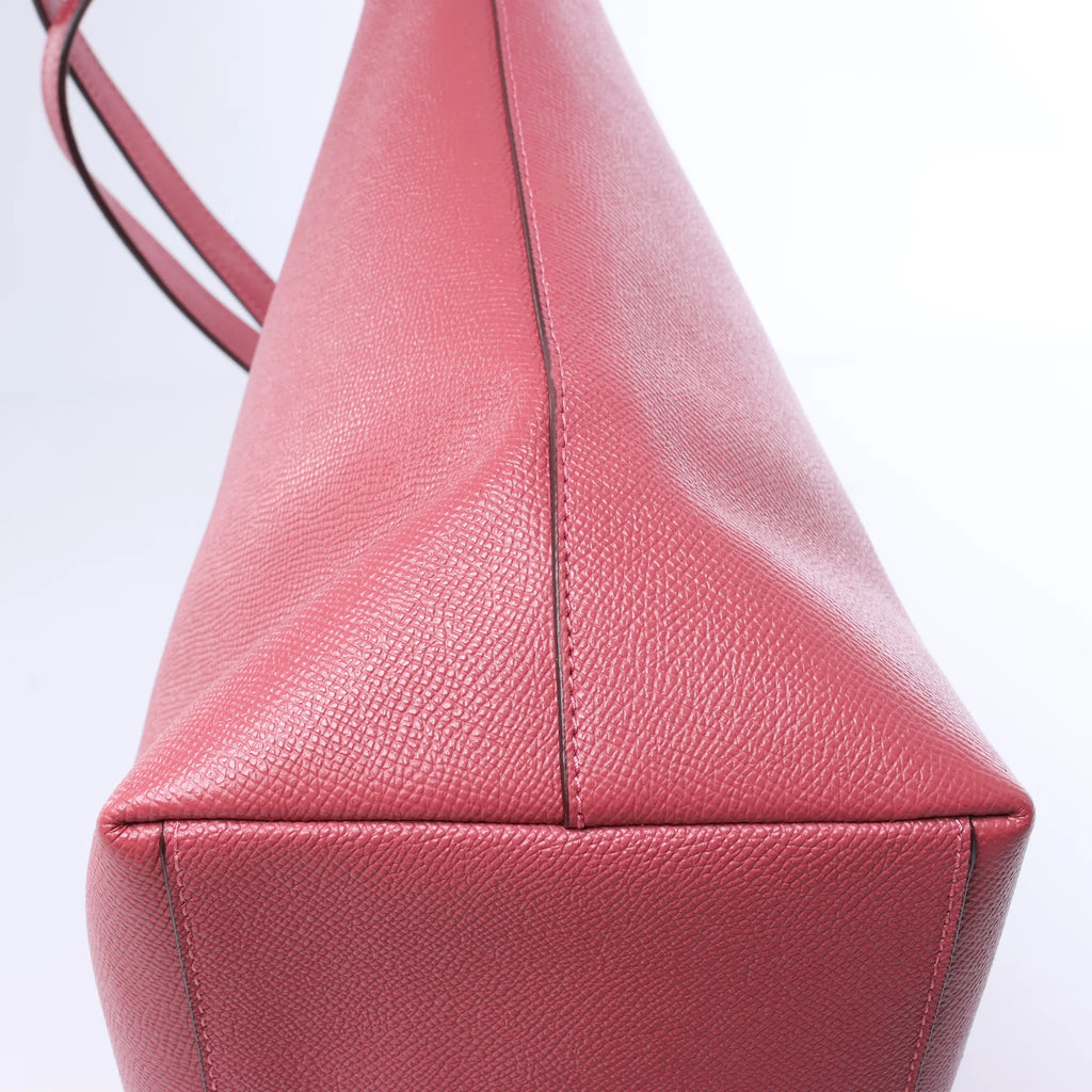 Bolso de hombro Coach City de cuero en rosa