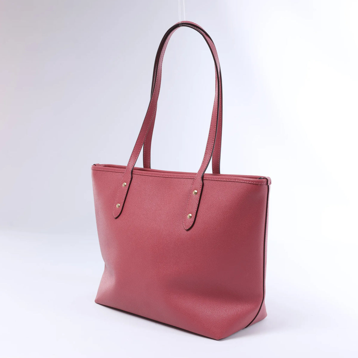 Coach City Leather Shoulder Bag in Pink