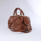 Coach Lane Satchel Leather 2Way Handbag in Brown