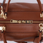 Coach Lane Satchel Leather 2Way Handbag in Brown