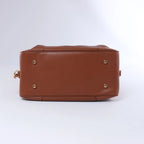 Coach Lane Satchel Leather 2Way Handbag in Brown