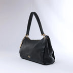 Coach Mia Leather Shoulder Bag in Black