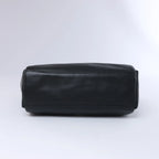 Coach Mia Leather Shoulder Bag in Black