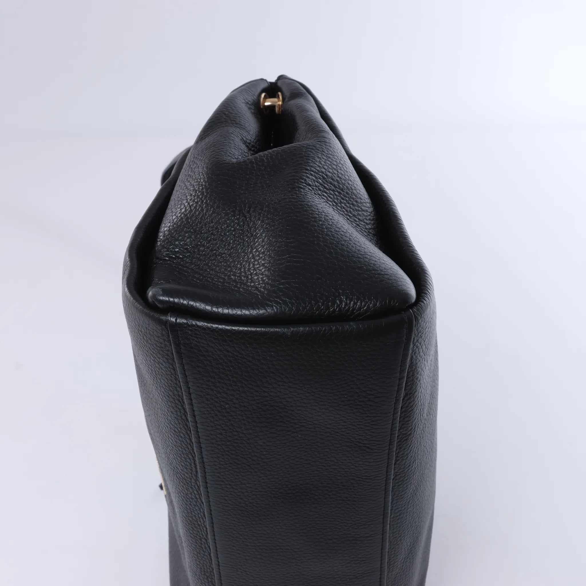 Coach Mia Leather Shoulder Bag in Black