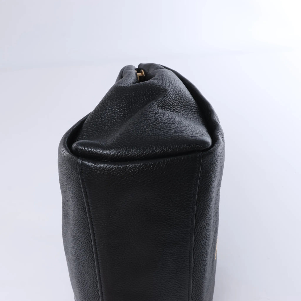 Coach Mia Leather Shoulder Bag in Black