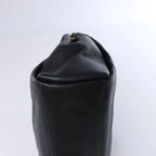 Coach Mia Leather Shoulder Bag in Black