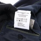 CC Collection Corneliani Puffer Jacket in Navy Blue, Size 50 IT
