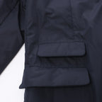 CC Collection Corneliani Puffer Jacket in Navy Blue, Size 50 IT