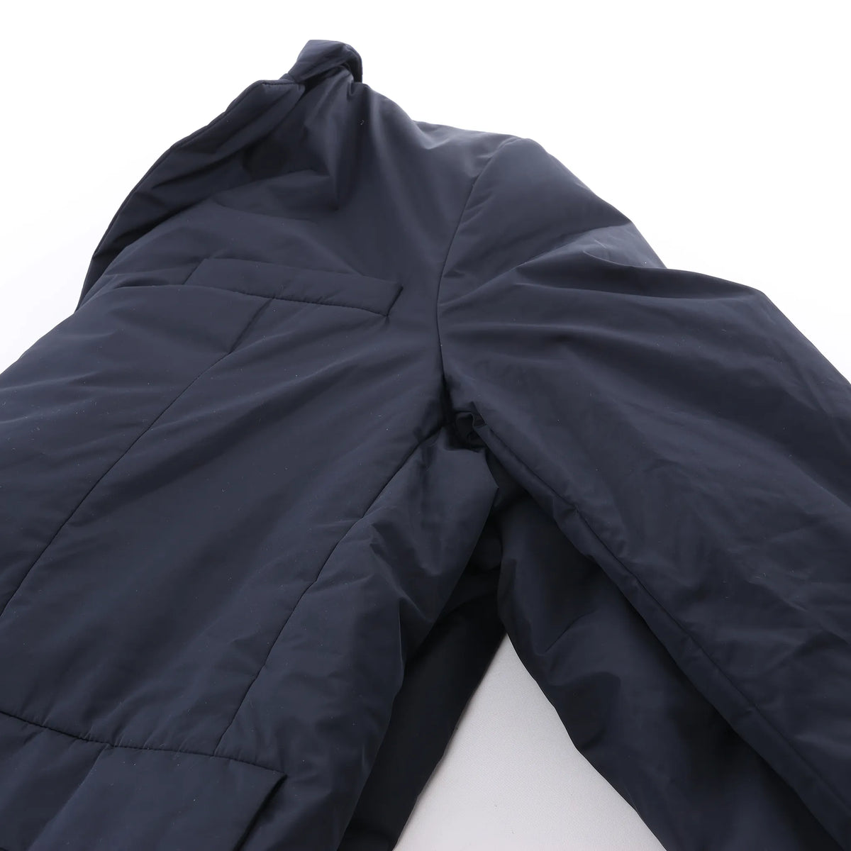 CC Collection Corneliani Puffer Jacket in Navy Blue, Size 50 IT