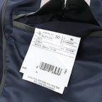 CC Collection Corneliani Puffer Jacket in Navy Blue, Size 50 IT