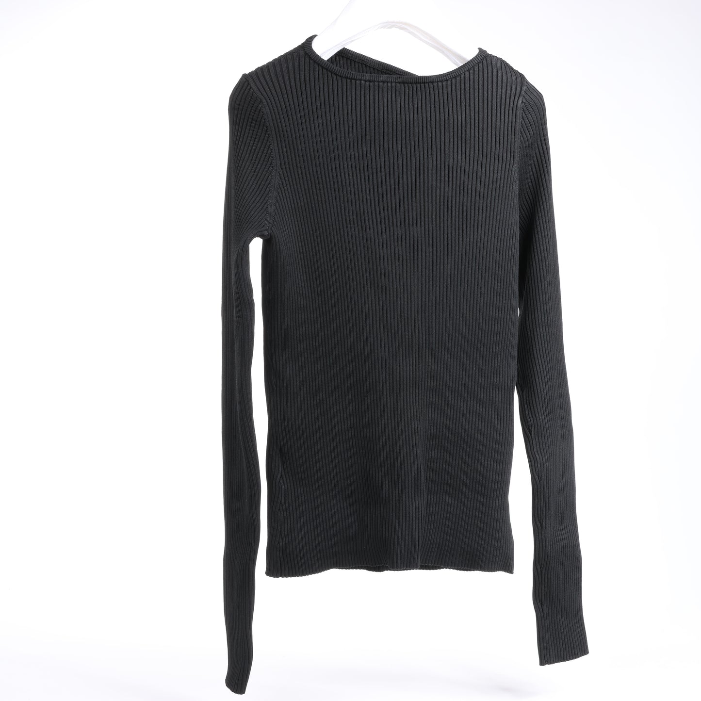 Haut en maille côtelée découpée Coperni, noir, taille L