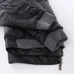 Corneliani Leather Double Side Jacket in Black, Size 50 IT