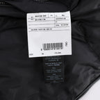 Corneliani Leather Double Side Jacket in Black, Size 50 IT