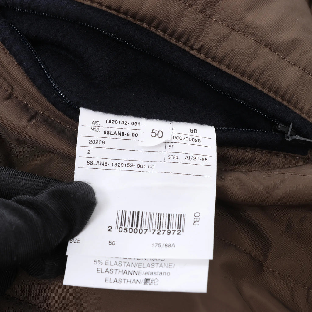 Corneliani O.Wear Bomber Jacket in Navy Blue, Size 50 IT
