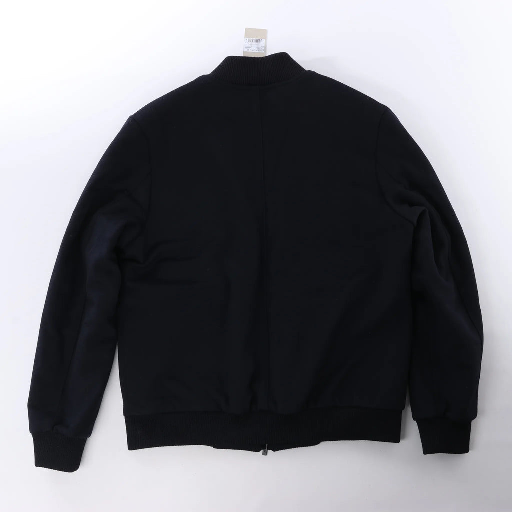 Corneliani O.Wear Bomber Jacket in Navy Blue, Size 50 IT