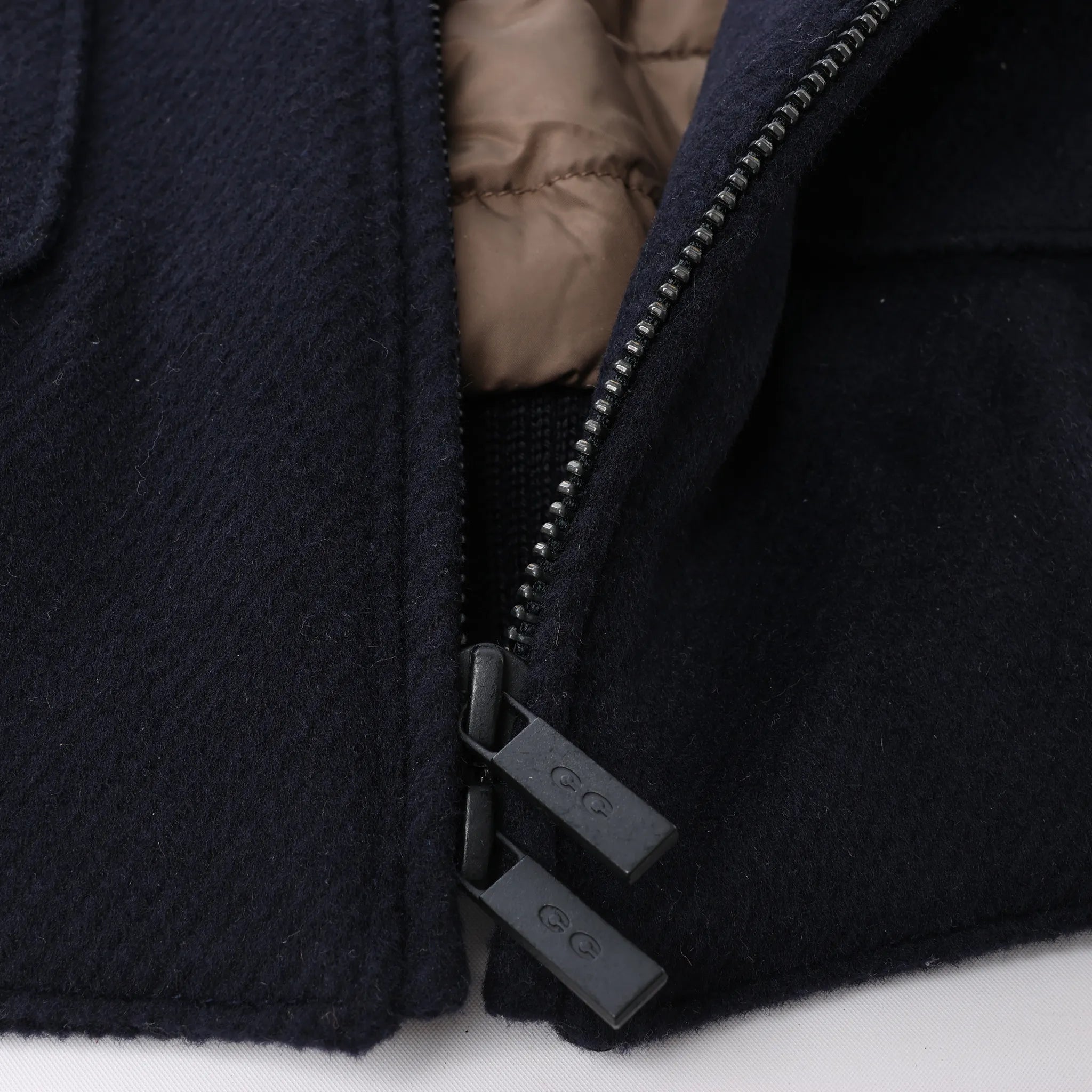 Corneliani O.Wear Bomber Jacket in Navy Blue, Size 50 IT