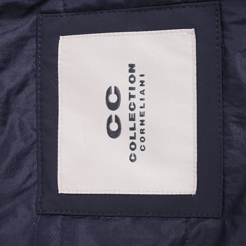 Corneliani CC Collection Jacket with Vest in Navy Blue, Size 50 IT