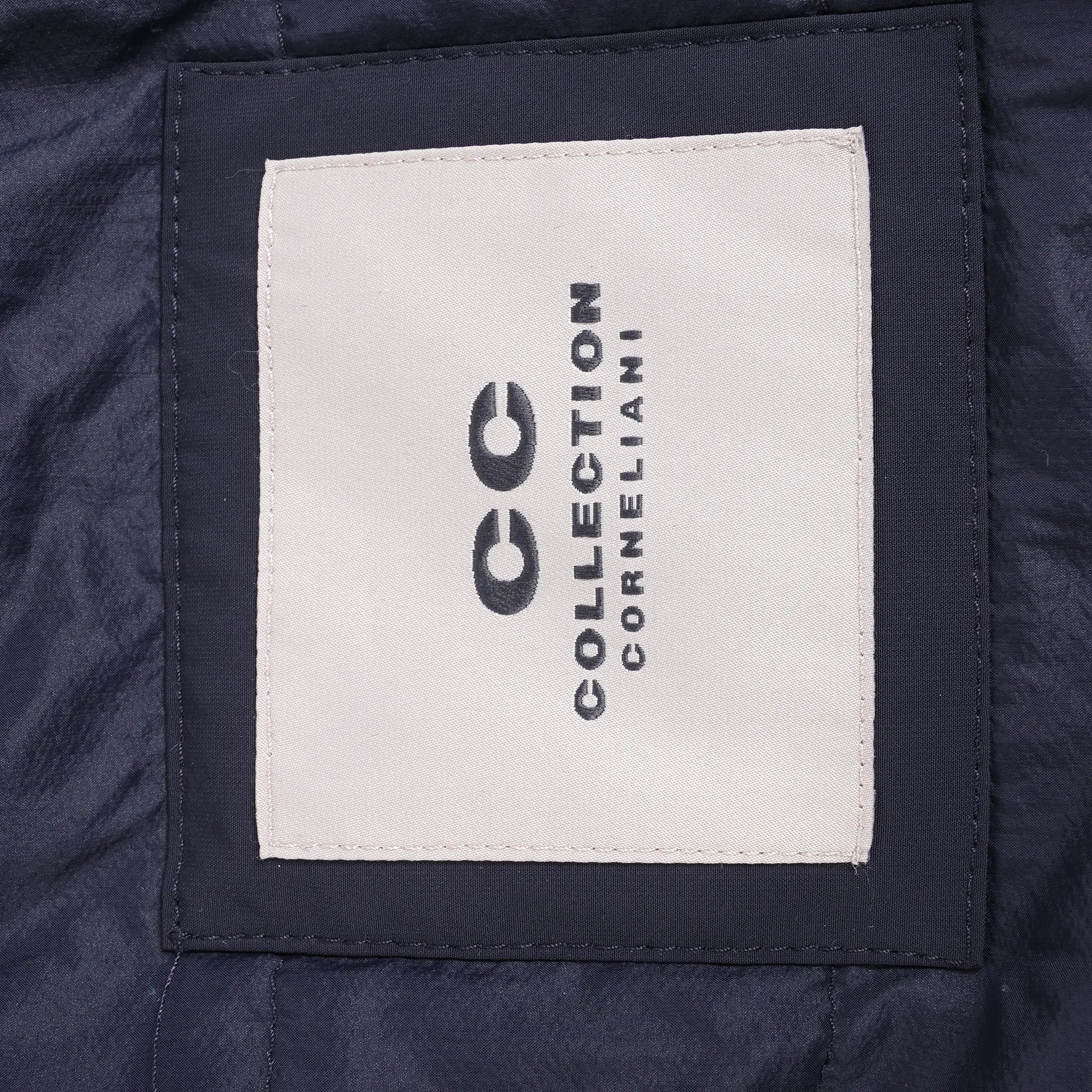 Corneliani CC Collection Jacket with Vest in Navy Blue, Size 50 IT