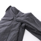 Corneliani Wool Coat in Gray, Size 50 IT