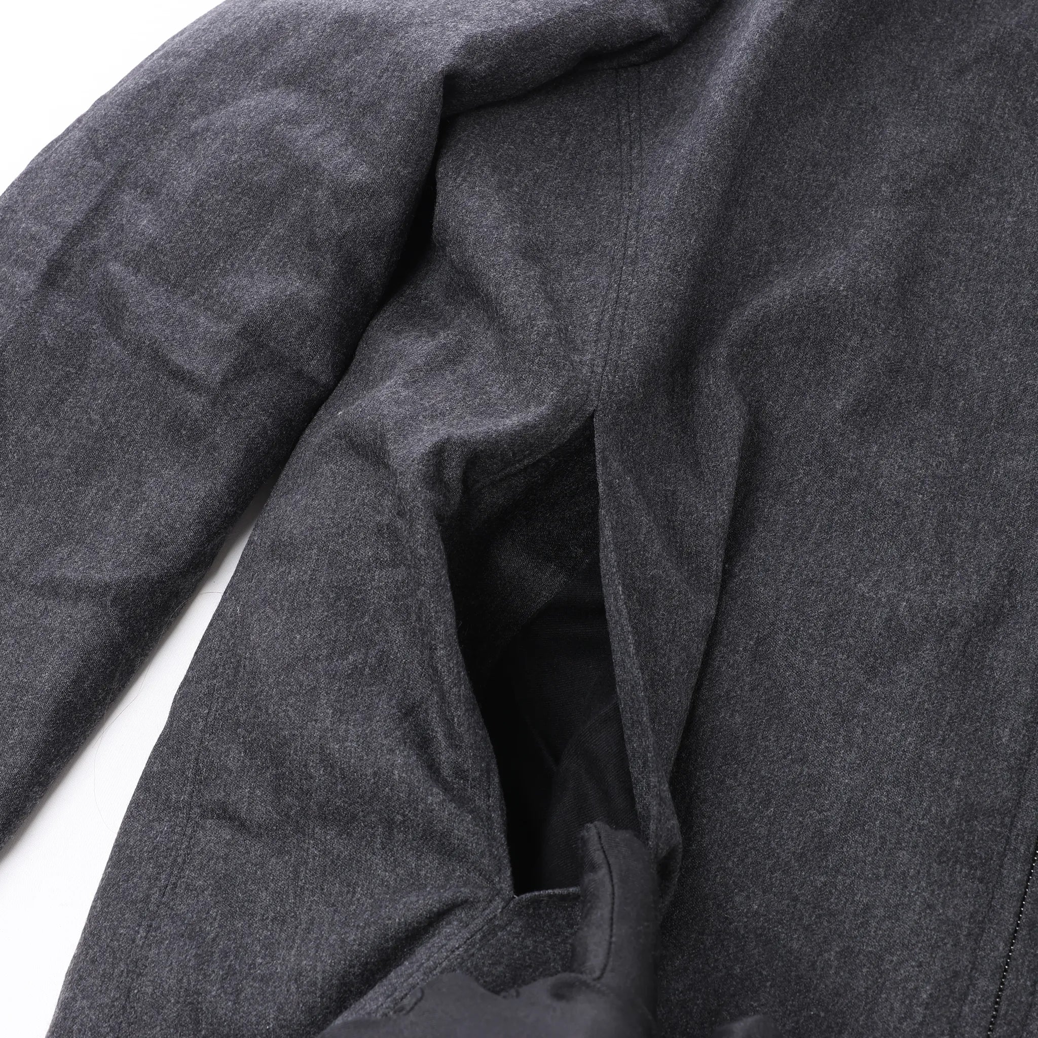 Corneliani Wool Coat in Gray, Size 50 IT