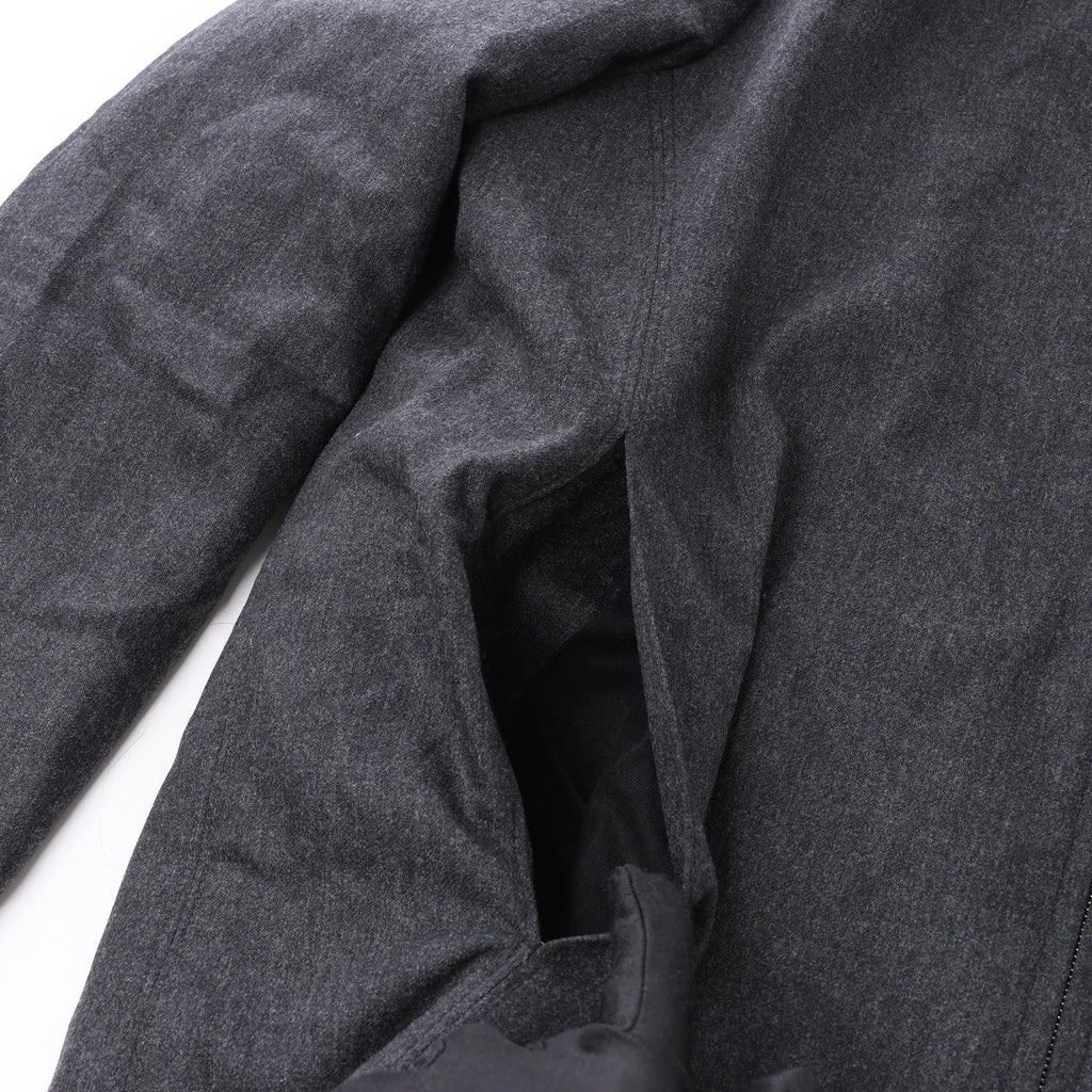 Corneliani Wool Coat in Gray, Size 50 IT